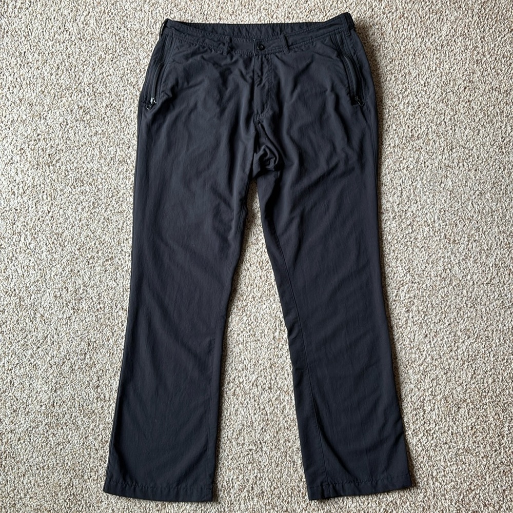Clothing Arts Men’s P^Cubed Pick-Pocket Proof Travel Adventure Pants Black 34